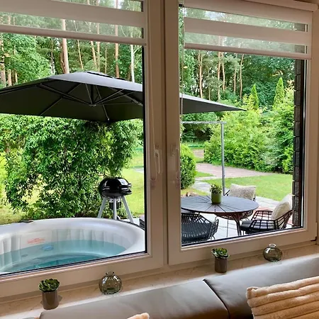 Modernes Waldhaus An Der Müritz-elde-wasserstraße Ferienhaus Matzlow-Garwitz